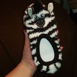 Zebra slippers